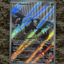 Secret Rare Houndour 204/197 Full Art Mint Condition