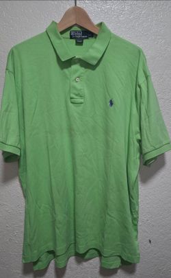 Vintage 90s Polo By Ralph Lauren Pony Men's XL Lime Green 100% Cotton Shirt
Pre-owned 
Great condition 
No rips or stains 
Not faded