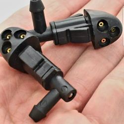 Universal Windshield Washer Nozzles 1 Pair 3-hole Nozzle