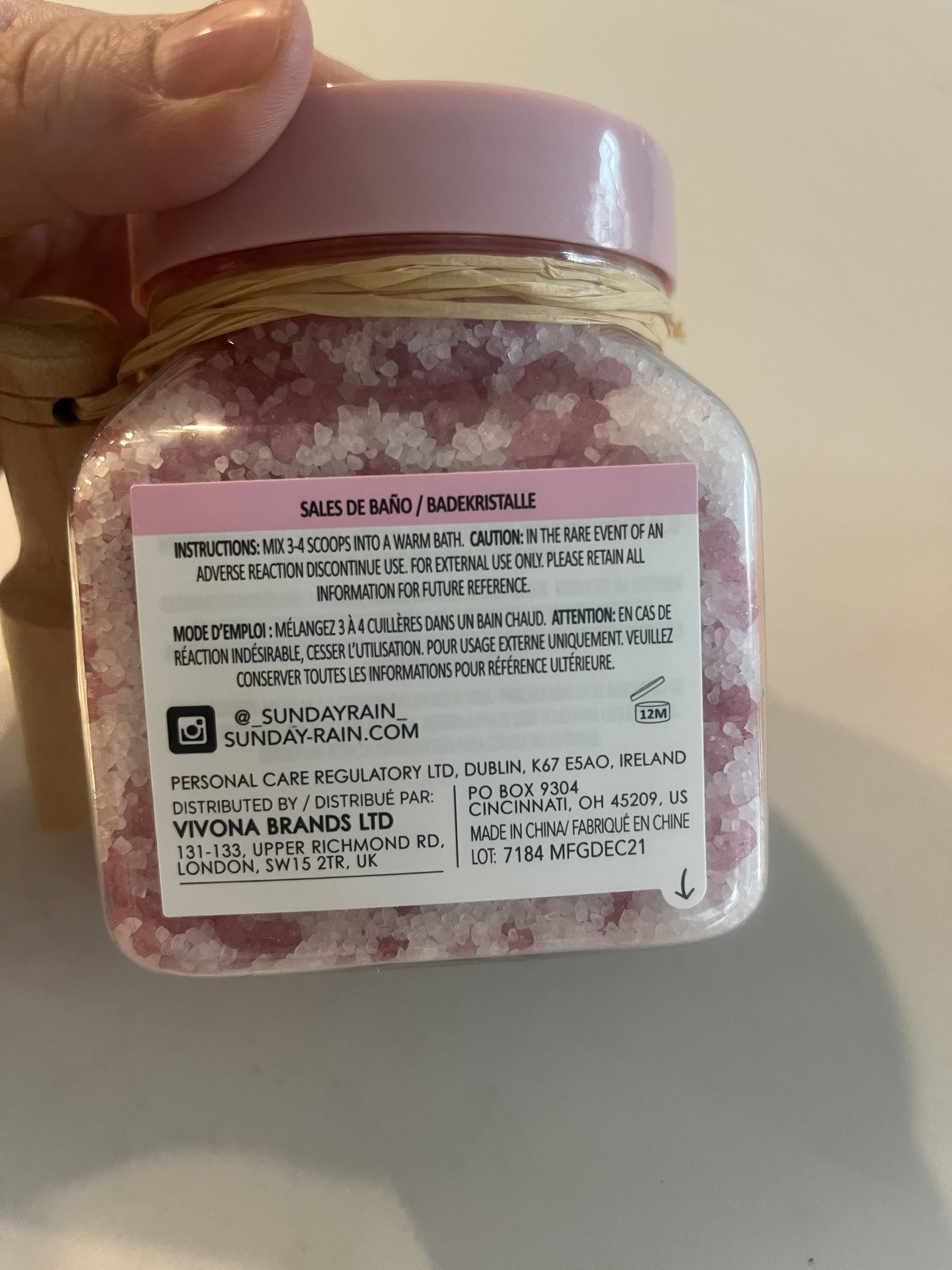 Rose bath Salts