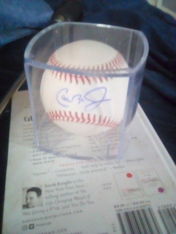 Autographed Cal Ripken Ball