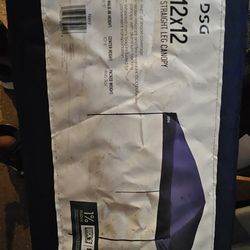 12x12 Straight Leg Canopy + Two Motion Folding Chairs