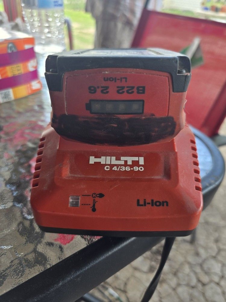 Hilti Charger And Battery