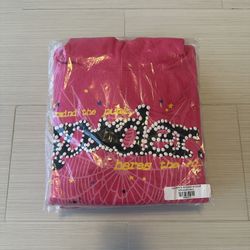 Sp5der P*nk V2 Pink Hoodie Size S & L