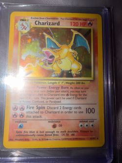 Pokemon Cards Base set charizard