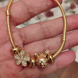 Bracelet Pandora Silver Gold