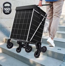 Shopping cart for stairs