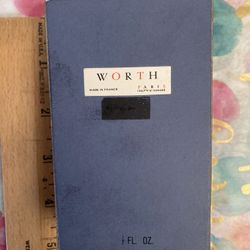 Ja Reviens Vintage WORTH PERFUME Paris, Made In France, Lalique Bottle, 0.5 oz