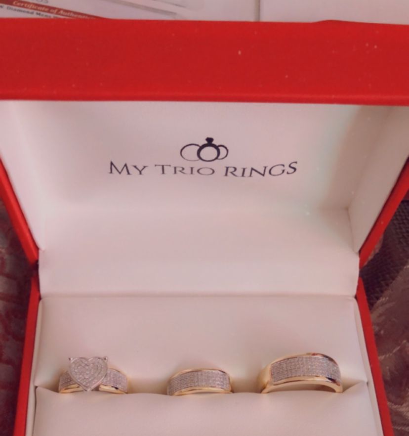 Wedding ring set For him and her