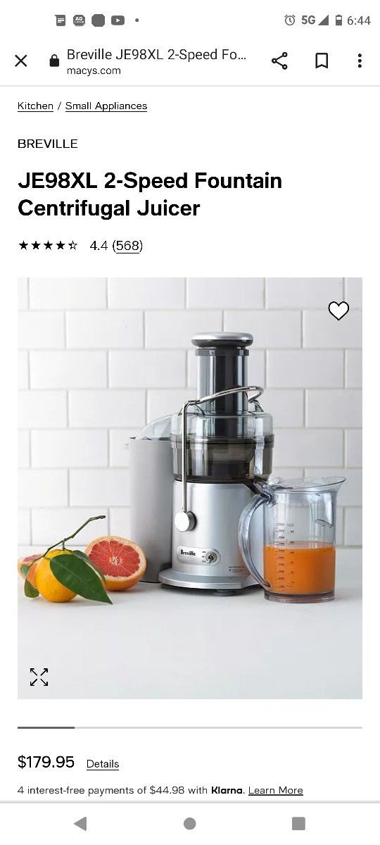Breville Juicer