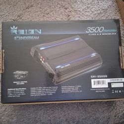 Soundstream Reign 3,500 Watts Amplifier Brand New In The Box 
