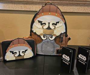 Loungefly Star Wars Lando Skiff Guard Mini Backpack w/ Wallet Set