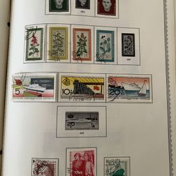 German Democratic Republic Postage Stamp Collection 24 Stamps Issued 1960