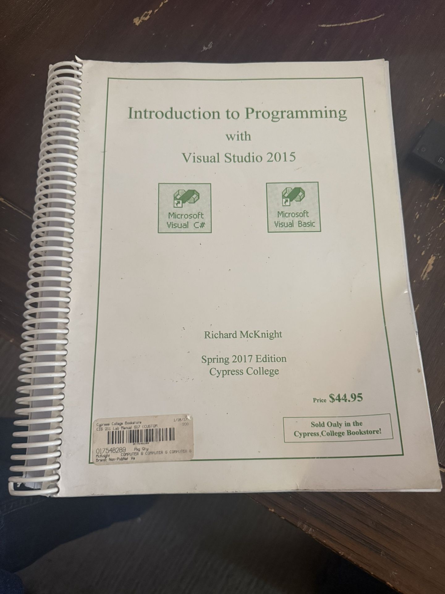Introduction To Programming With Visual Studio 2015