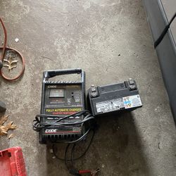 Starter. Exide.   12v Charger