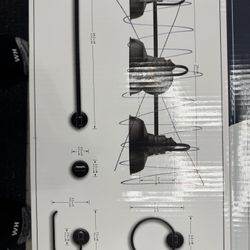 3 Piece Bathroom Accessories Matte Black