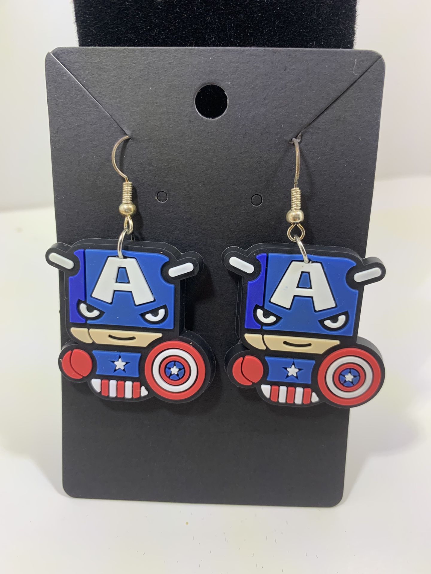 Captain America Funko Pop style Earrings 