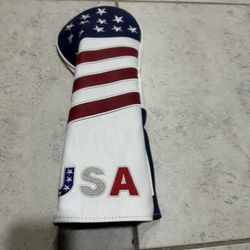 USA Golf Driver Head Cover New 