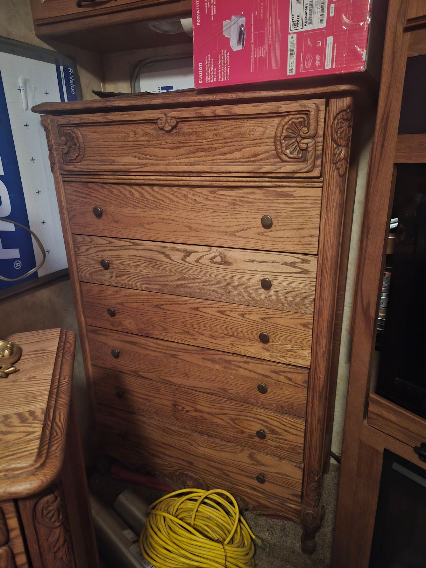 Oak Tall pairs dresser