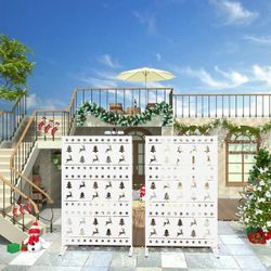 Christmas Decoration Screen Freestanding Partition Panel Wall Divider