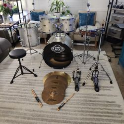Pearl Forum Series Pdp By DW CX 5pc Complete Drum set Bateria Cymbals Stands Seat Bass Pedal Gear 35-80% Off Retail