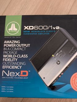 JL Audio xd600/1 amp