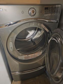 Whirlpool Duet Front-Load Dryer with Pedestal