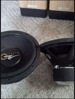 2 12 Inch 2000watt Car Audio Subwoofers