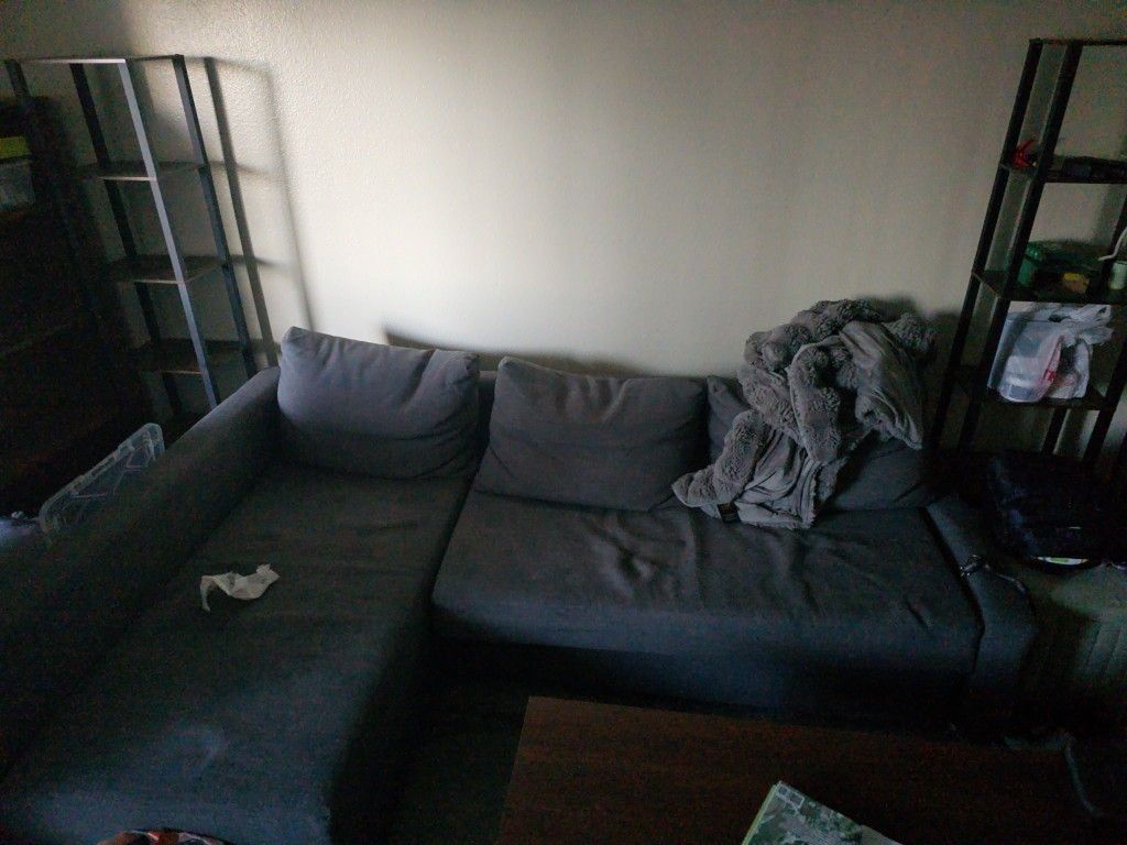 Grey L Shaped Couch