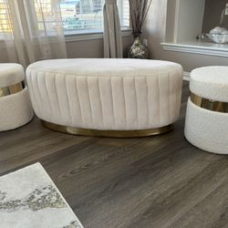 Brand New Ottoman Set 3 Pieces