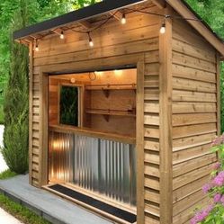 5x9 Custom Cedar Bar shed