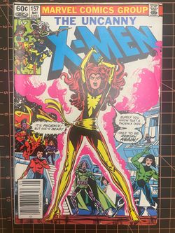 Uncanny X-men #157 (Newsstand Edition) Phoenix Reborn 1982-bag and boarded