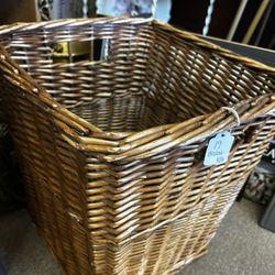 Tall Wicker Basket