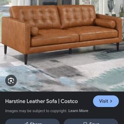 COSTCO-Harstine Leather Sofas