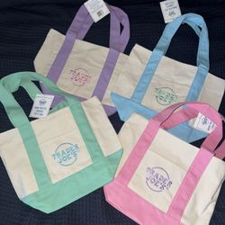 Brand New Mini Canvas Totes 