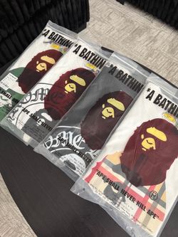 Bape tees $40