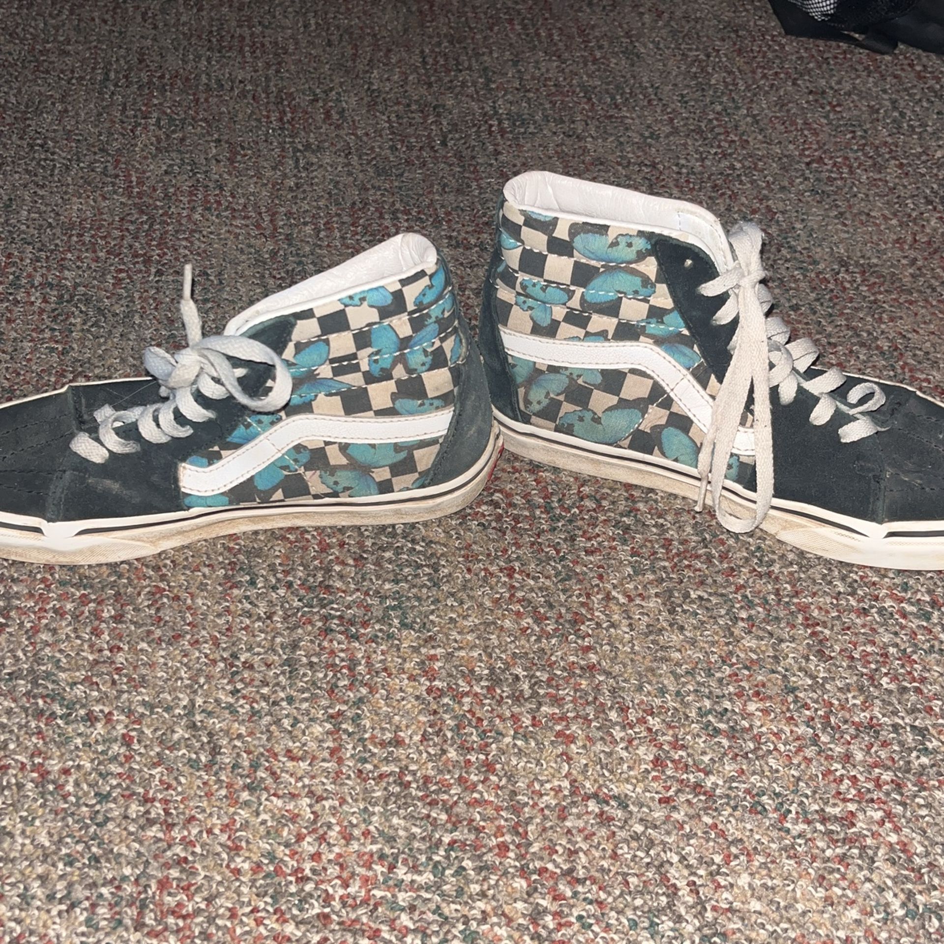 butterfly high top vans