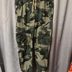 Boys Camo Wrangler Pants 