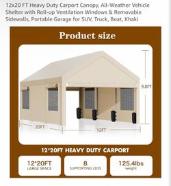 Heavy Duty Carpool Canopy