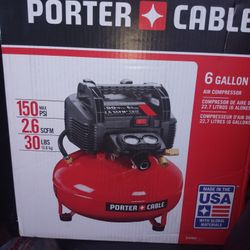 Porter Cable 6 Gallon 150psi Air Compressor 