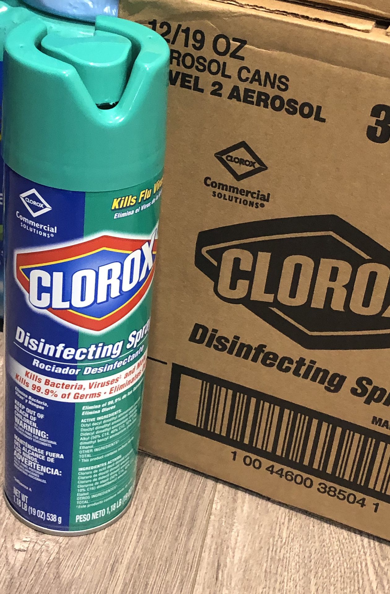 Clorox disinfectant spray
