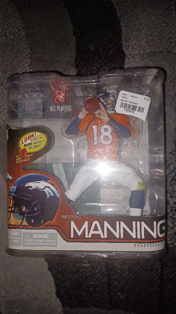 Peyton Manning action figure.