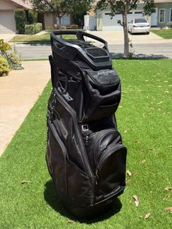 Sun Mountain C-130 Supercharged Golf Cart Bag – Black – Excellent Condition