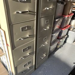 Two Filing Cabinets 