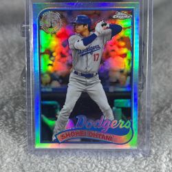 2024 Topps Chrome 35th Anniversary Shohei Ohtani Silver Refractor 