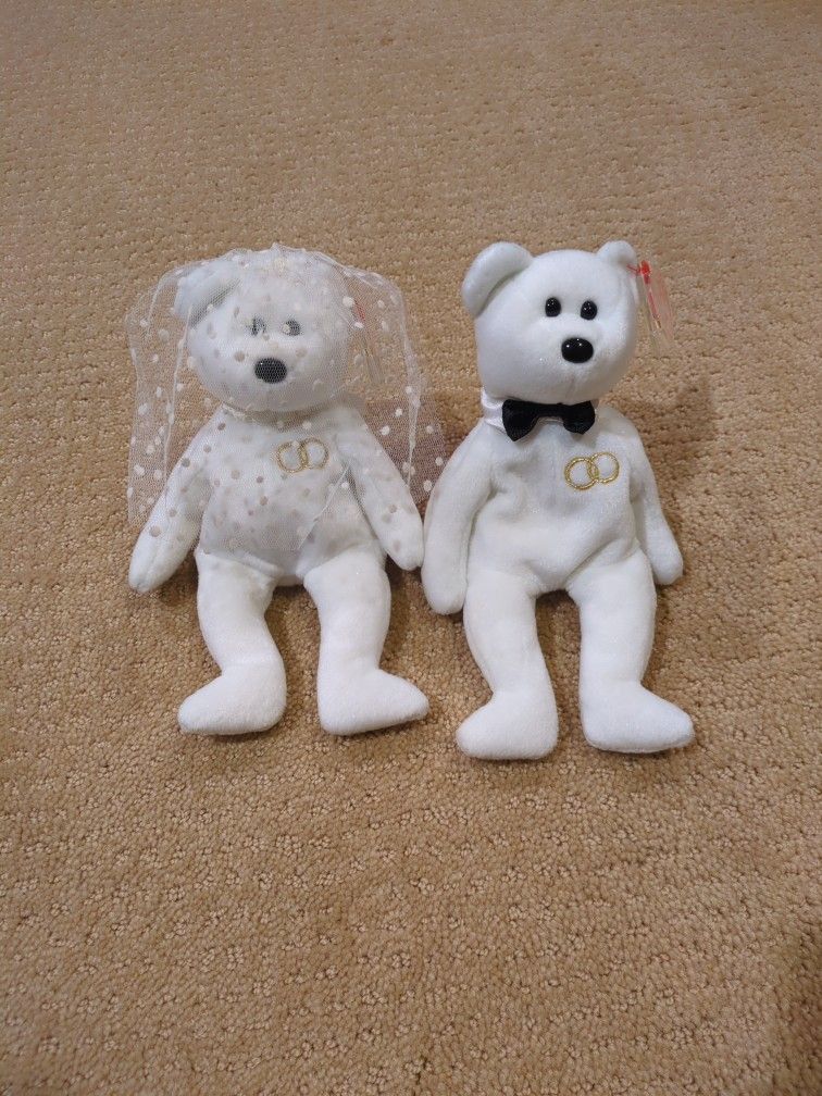Bride And Groom - Mr. And Mrs. Beanie Babies