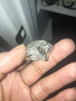 Mamba Snake Stainless Steel Ring