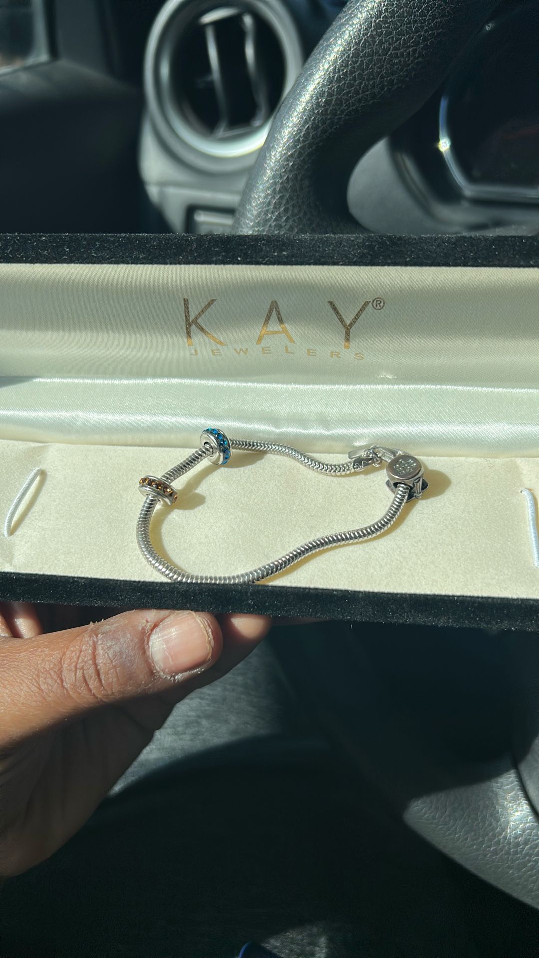 Kay Jeweler’s Charm Bracelet Small-medium Silver