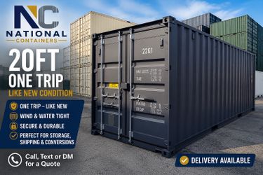 20FT One-Trip Shipping Container - Like New - Dallas TX
