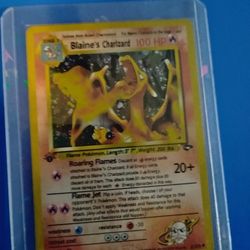 Blaine's First Edition Charizard